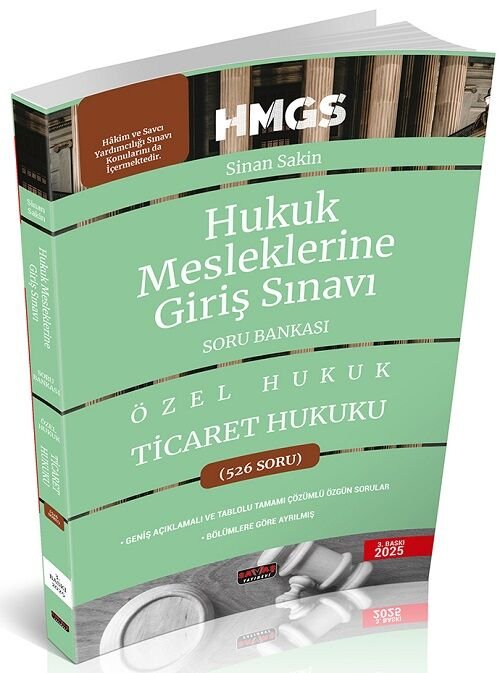HMGS Ticaret Hukuku Soru Bankası Savaş Yayınları Şubat 2025