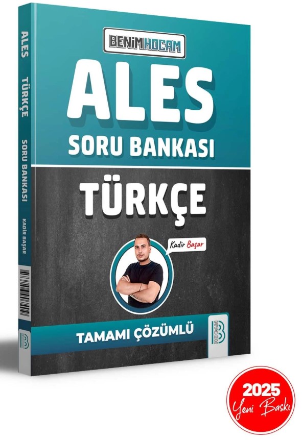 Benim Hocam Yayınları 2025 ALES Türkçe Tamamı Çözümlü Soru Bankası
