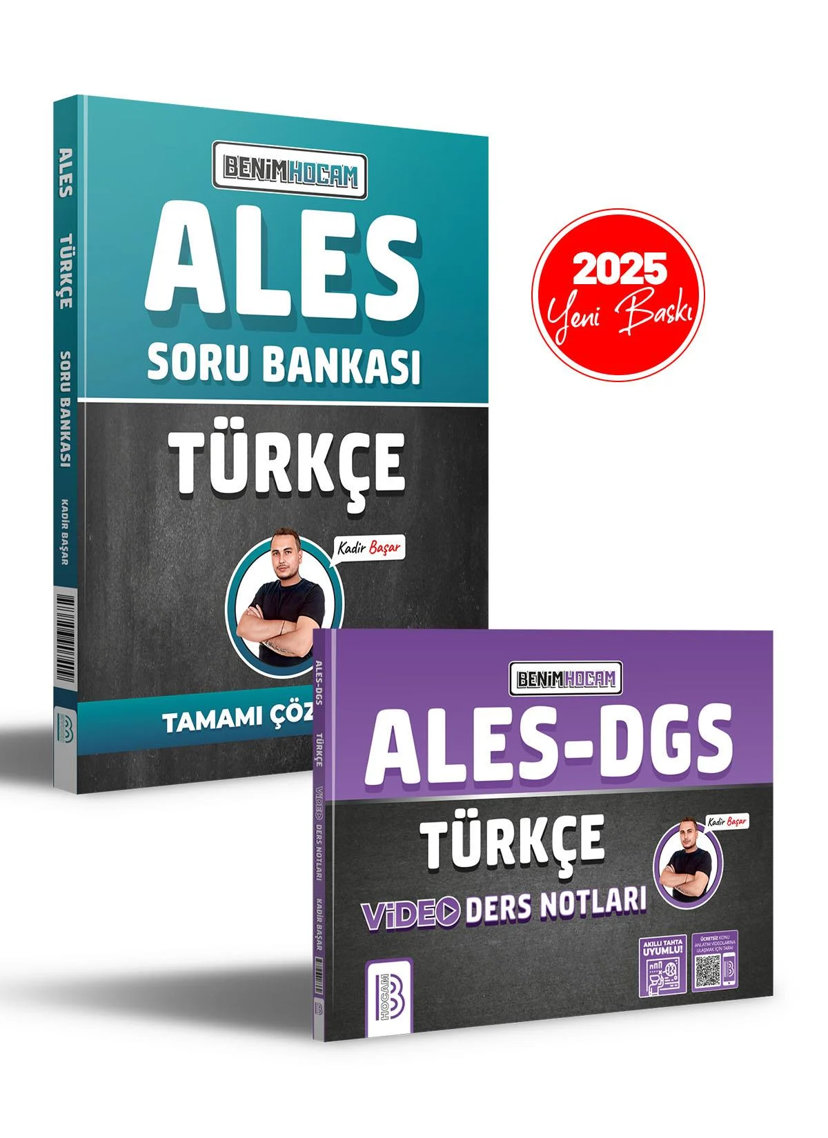 Benim Hocam Yayınları 2025 ALES DGS Türkçe Video Ders Notları ve ALES Türkçe Soru Bankası Seti Benim Hocam Yayınlar
