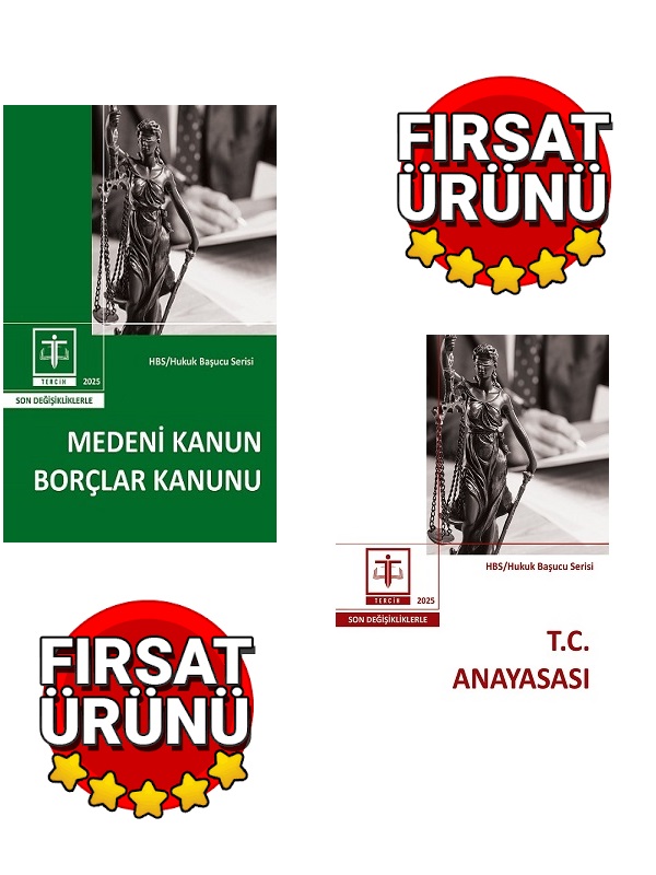 Tercih Yayıncılık Türk Medeni/Borçlar-T.C Anayasası  2025 (Cep Boy)(2lü Kanun Seti) 1. Baskı,  Eylül 2025