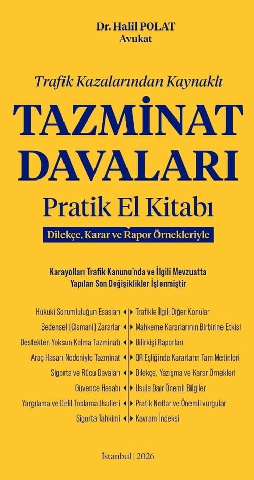Adalet Yayınevi Tazminat Davaları Pratik El Kitabı Halil Polat Nisan 2026