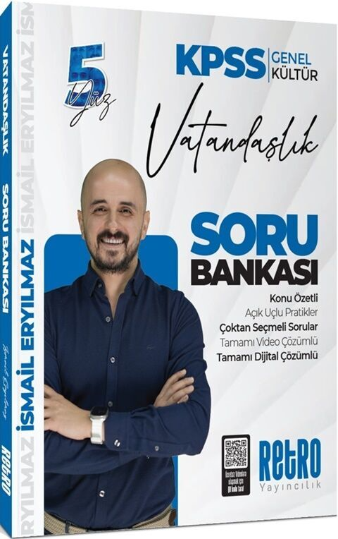 Retro Yayıncılık 2026 KPSS Vatandaşlık Soru Bankası (İsmail Eryılmaz)