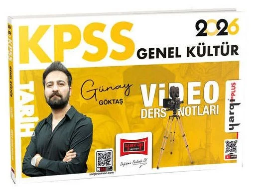 Yargı 2026 KPSS Tarih Video Ders Notları - Günay Göktaş Yargı Yayınları