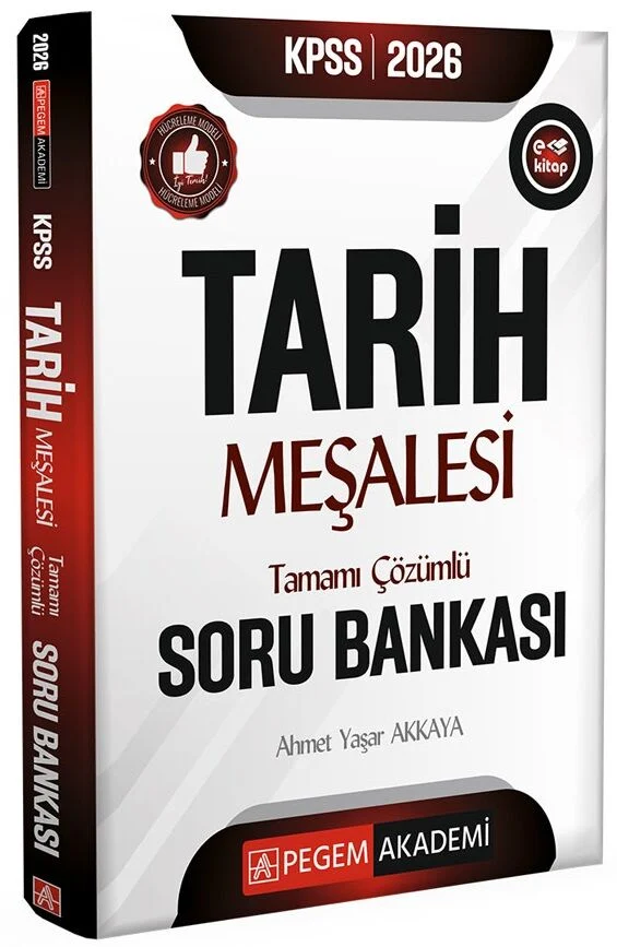 Pegem 2026 KPSS Tarih Meşalesi Soru Bankası - Ahmet Yaşar Akkaya Pegem Akademi Yayınları