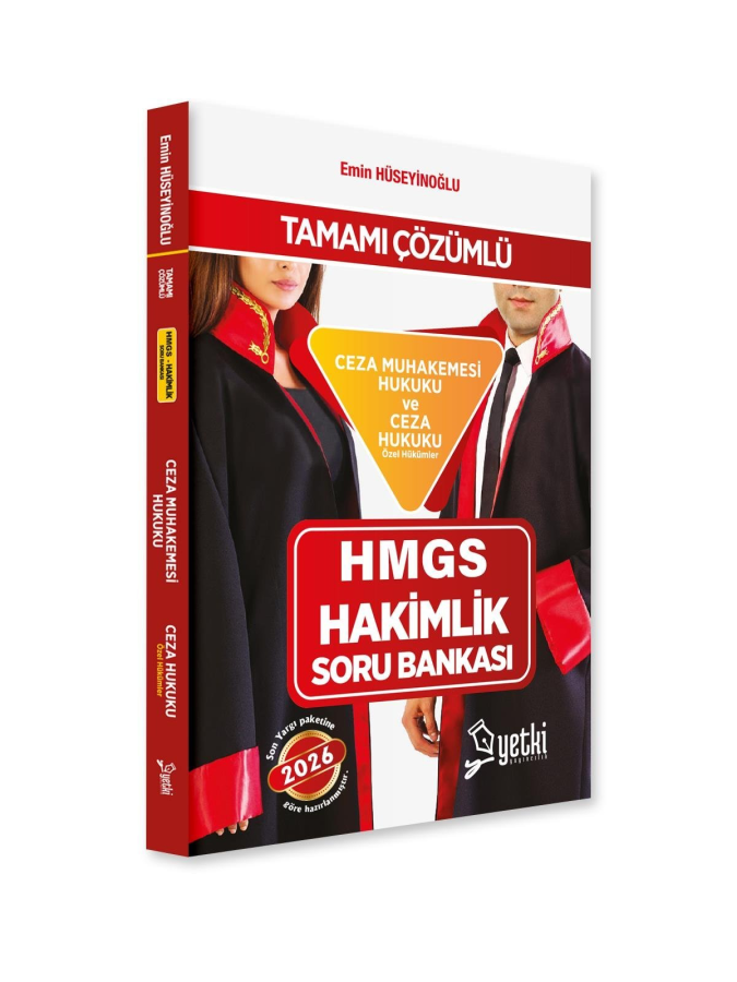 Yetki Yayınları 2026 HMGS Hakimlik Ceza Muhakemesi Hukuku ve Ceza Hukuku Özel Hükümler Soru Bankası (Emin Hüseyinoğlu)