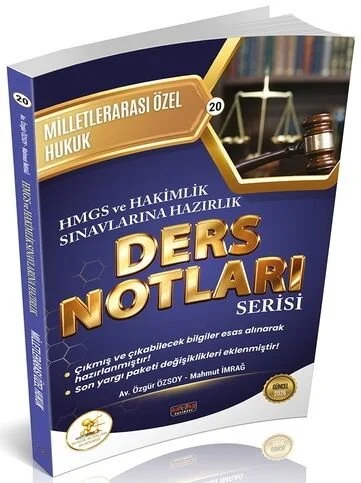 Savaş 2026 HMGS Hakimlik HUKAL Milletlerarası Özel Hukuk Ders Notları Savaş Yayınları