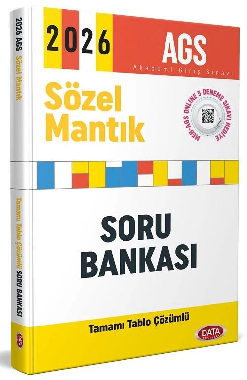 Data MEB-AGS Sözel Mantık Soru Bankası Çözümlü Data Yayınları