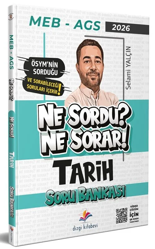 Dizgi Kitap 2026 MEB-AGS Tarih Soru Bankası Çözümlü - Selami Yalçın Dizgi Kitap