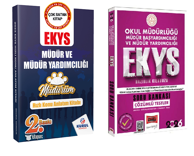 Yargı Yayınları 2026 MEB EKYS Hazırlık Kılavuzu Konu - Soru - (2 Kitap)