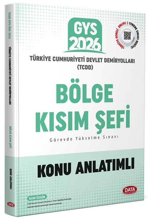 Data 2026 GYS TCDD Bölge Kısım Şefi Konu Anlatımlı Görevde Yükselme Data Yayınları