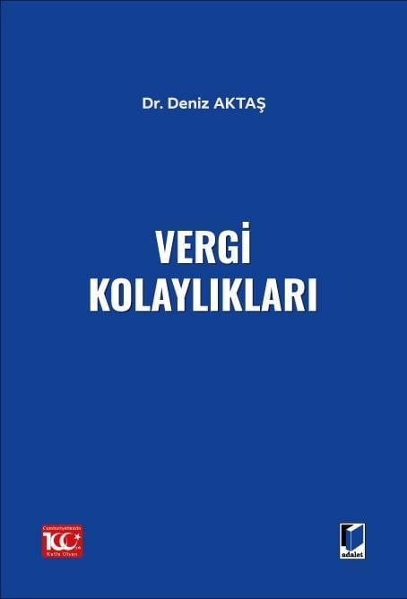 Adalet Yayınevi Vergi Kolaylıkları (Deniz Aktaş)