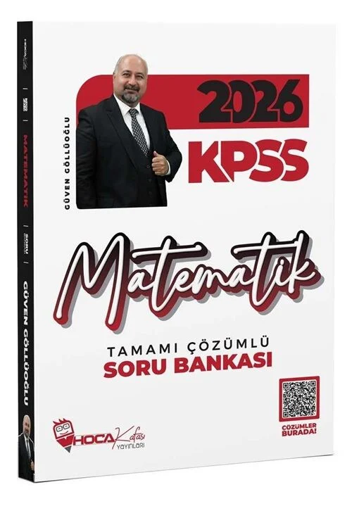 Hoca Kafası 2026 KPSS Matematik Soru Bankası Çözümlü - Güven Göllüoğlu Hoca Kafası Yayınları