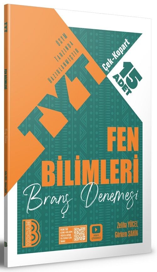 Benim Hocam 2026 YKS TYT Fen Bilimler 15 Deneme Çözümlü Benim Hocam Yayınları