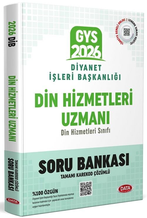 Data 2026 GYS DİB Diyanet İşleri Başkanlığı Din Hizmetleri Uzmanı Soru Bankası Görevde Yükselme Data Yayınları