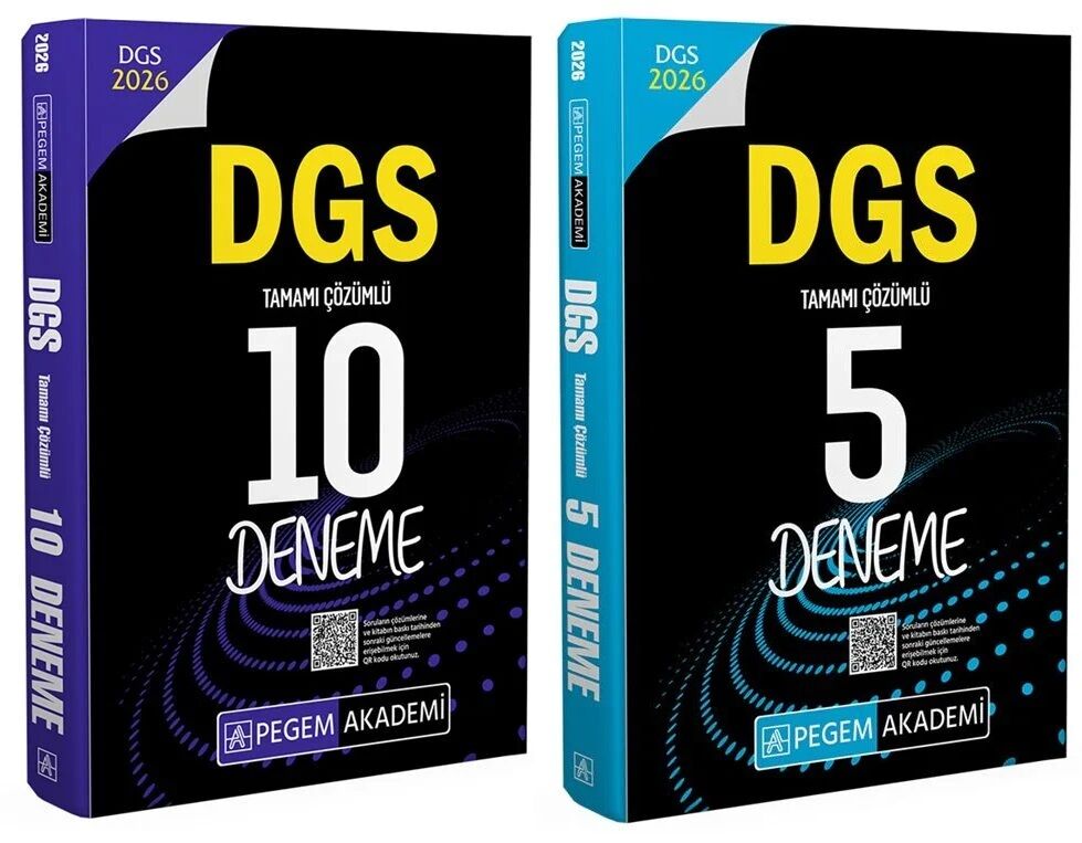 Pegem 2026 DGS 10+5 Deneme 2 li Set Pegem Akademi Yayınları