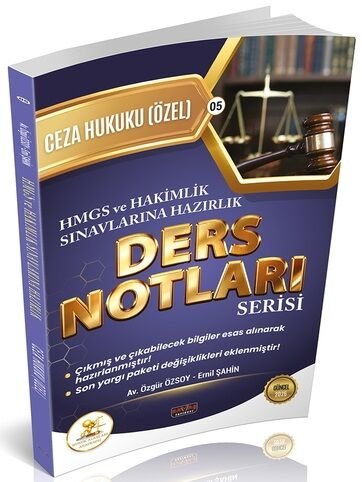 Savaş 2026 HUKAL HMGS Hakimlik Ceza Hukuku Özel Hükümler Ders Notları Savaş Yayınları