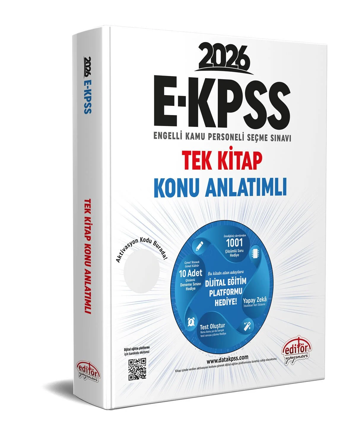 Editör 2026 EKPSS Konu Anlatımlı Tek Kitap Editör Yayınları