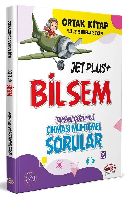 Editör 1. 2. 3. Sınıflar İçin BİLSEM Hazırlık Jet Plus Çıkması Muhtemel Sorular Çözümlü Editör Yayınları