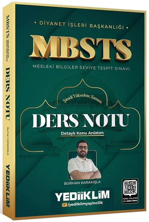 Yediiklim 2026 MBSTS Ders Notu - Burhan Karakışla Yediiklim Yayınları
