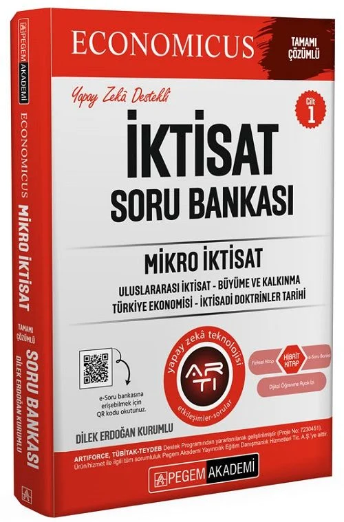 Pegem 2026 KPSS A Grubu Economicus İktisat Soru Bankası Cilt-1 Mikro İktisat Pegem Akademi Yayınları