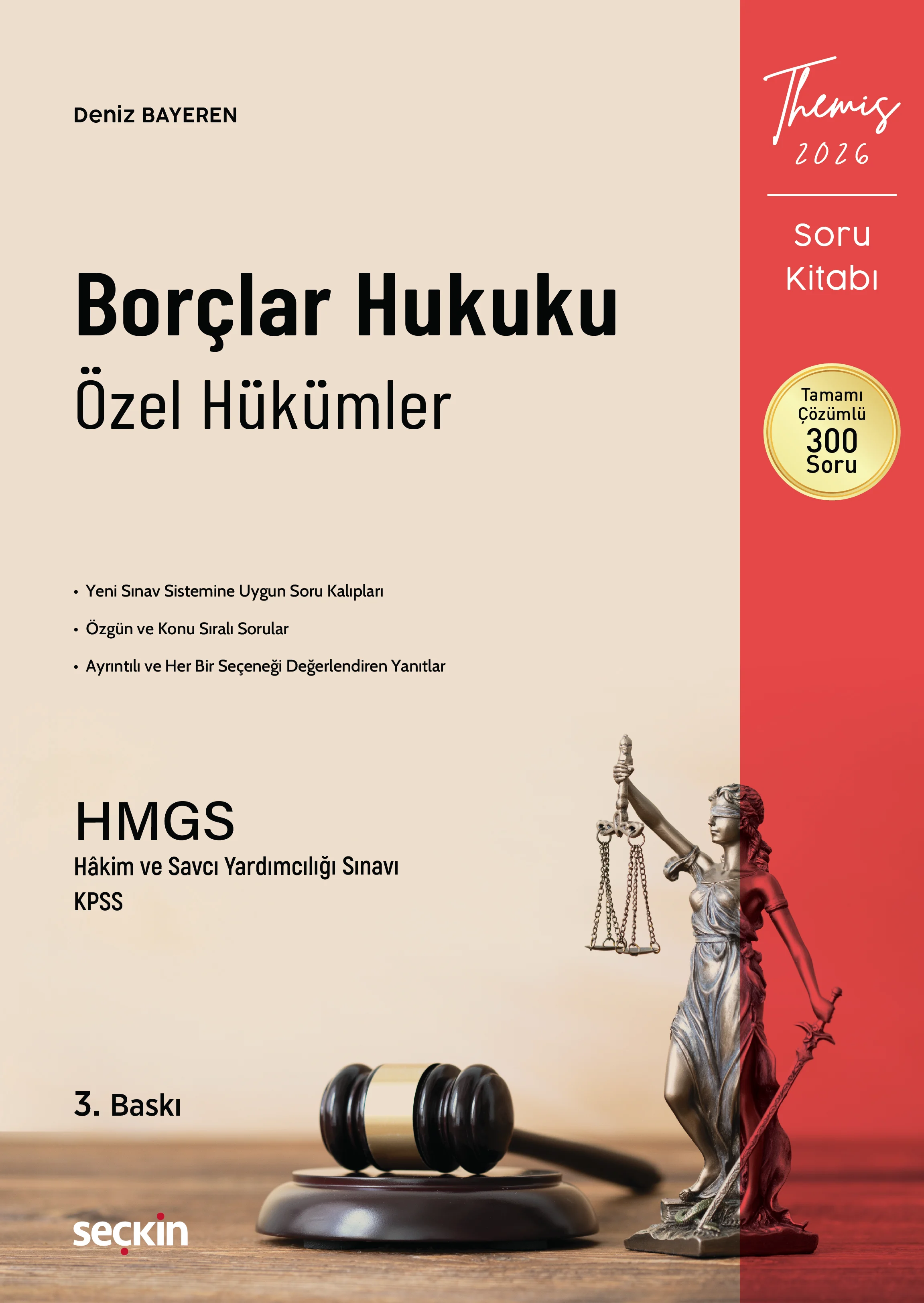 THEMIS  Borçlar Hukuku Özel Hükümler Soru Kitabı Deniz Bayeren 3. Baskı,  Şubat 2026