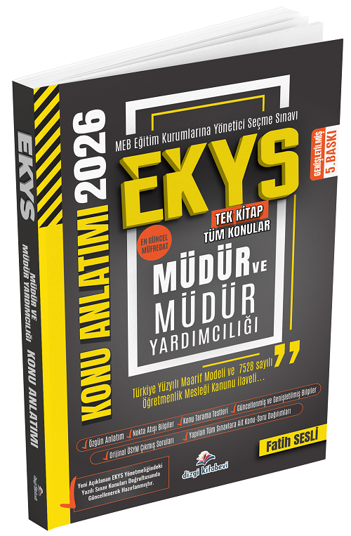 Dizgi Kitap 2026 MEB EKYS Müdür ve Yardımcılığı Konu Anlatımı (Fatih Sesli)