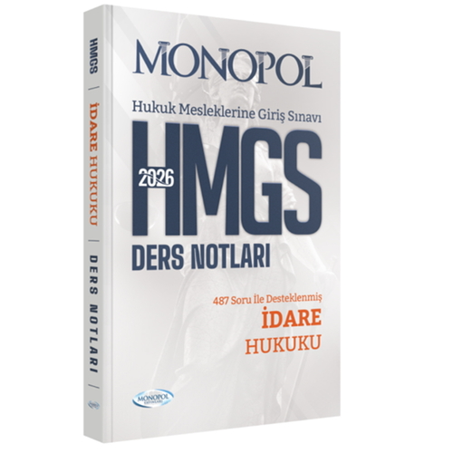 Monopol Yayınları 2026 HMGS İdare Hukuku Ders Notları (Faruk Göçgün)