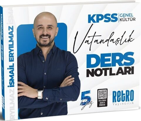 Retro Yayıncılık 2026 KPSS Genel Kültür Vatandaşlık Ders Notu (İsmail Eryılmaz)