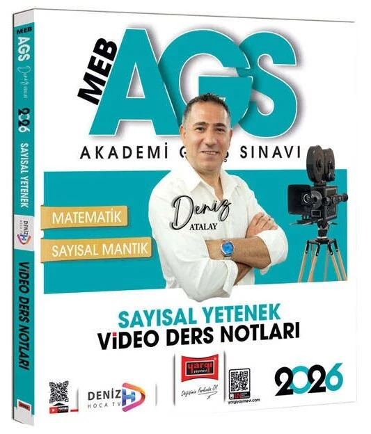 Yargı 2026 MEB-AGS Sayısal Yetenek Video Ders Notları - Deniz Atalay Yargı Yayınları