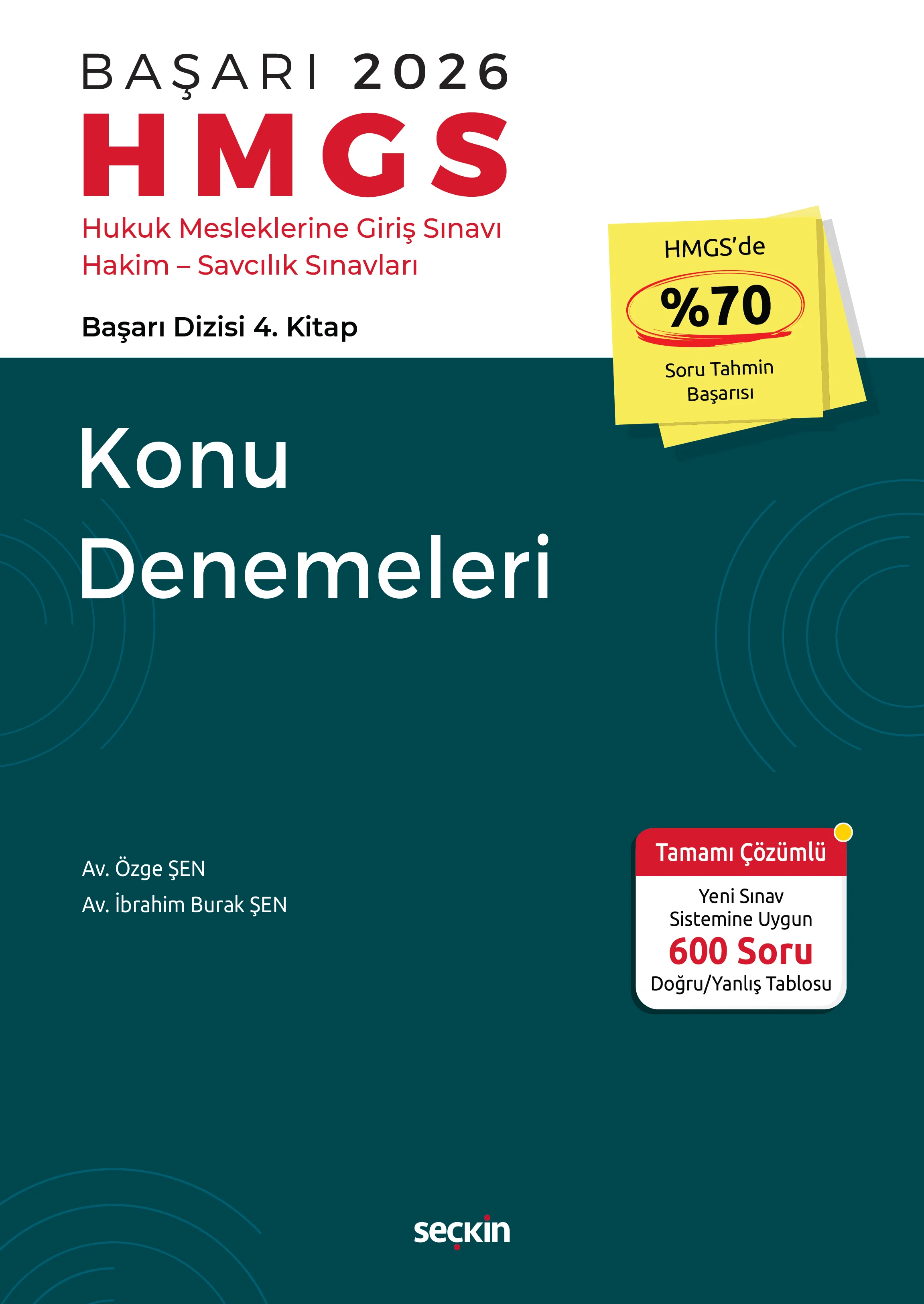 Seçkin 2026 BAŞARI Konu Denemeleri - Özge Şen, İbrahim Burak Şen Seçkin Yayınları