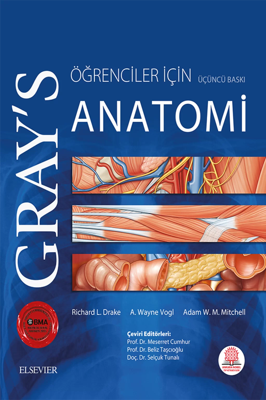 Grays Anatomi Öğrenciler için/Ankara Nobel Tıp Kitabevleri
