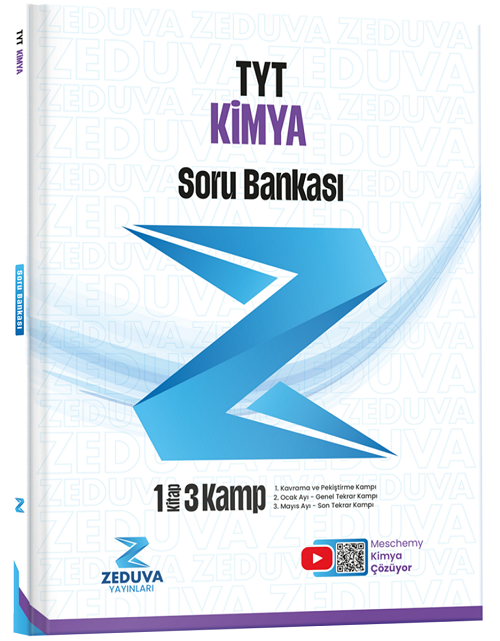Zeduva YKS TYT Meschemy Kimya Soru Bankası Çözümlü - Mesut Uğurdoğan Zeduva Yayınları