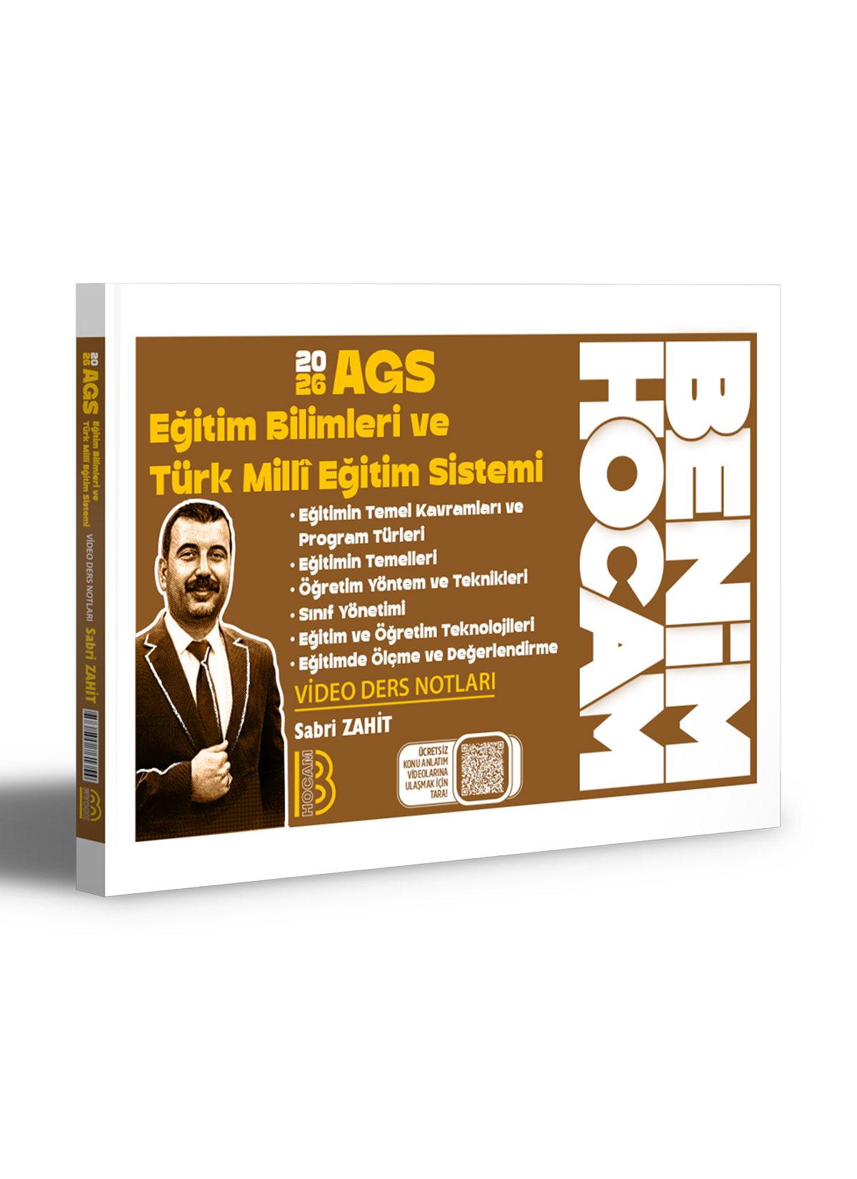 2026 AGS Eğitim Bilimleri ve Türk Milli Eğitim Sistemi Video Ders Notları SABRİ HOCA Benim Hocam Yayınları