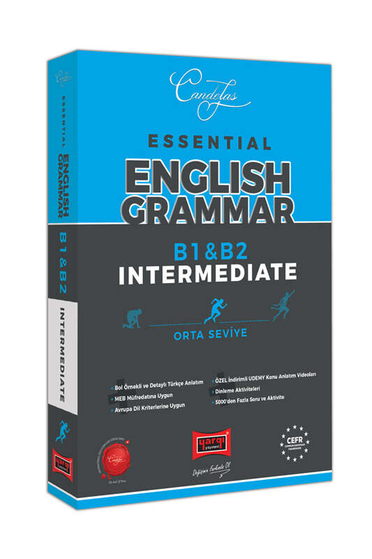 Yargı YDS YÖKDİL TOEFL IELTS Essential English Grammar B1 B2 Intermediate Orta Seviye Yargı Yayınları