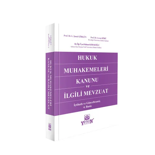 Yetkin Yayınevi Hmk ve İlgili Mevzuat Şanal Görgün Levent Börü Mehmet Kodakoğlu