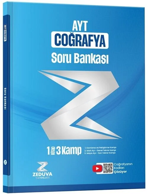 Zeduva YKS AYT Coğrafyanın Kodları Soru Bankası,Yunus Turan Zeduva Yayınları