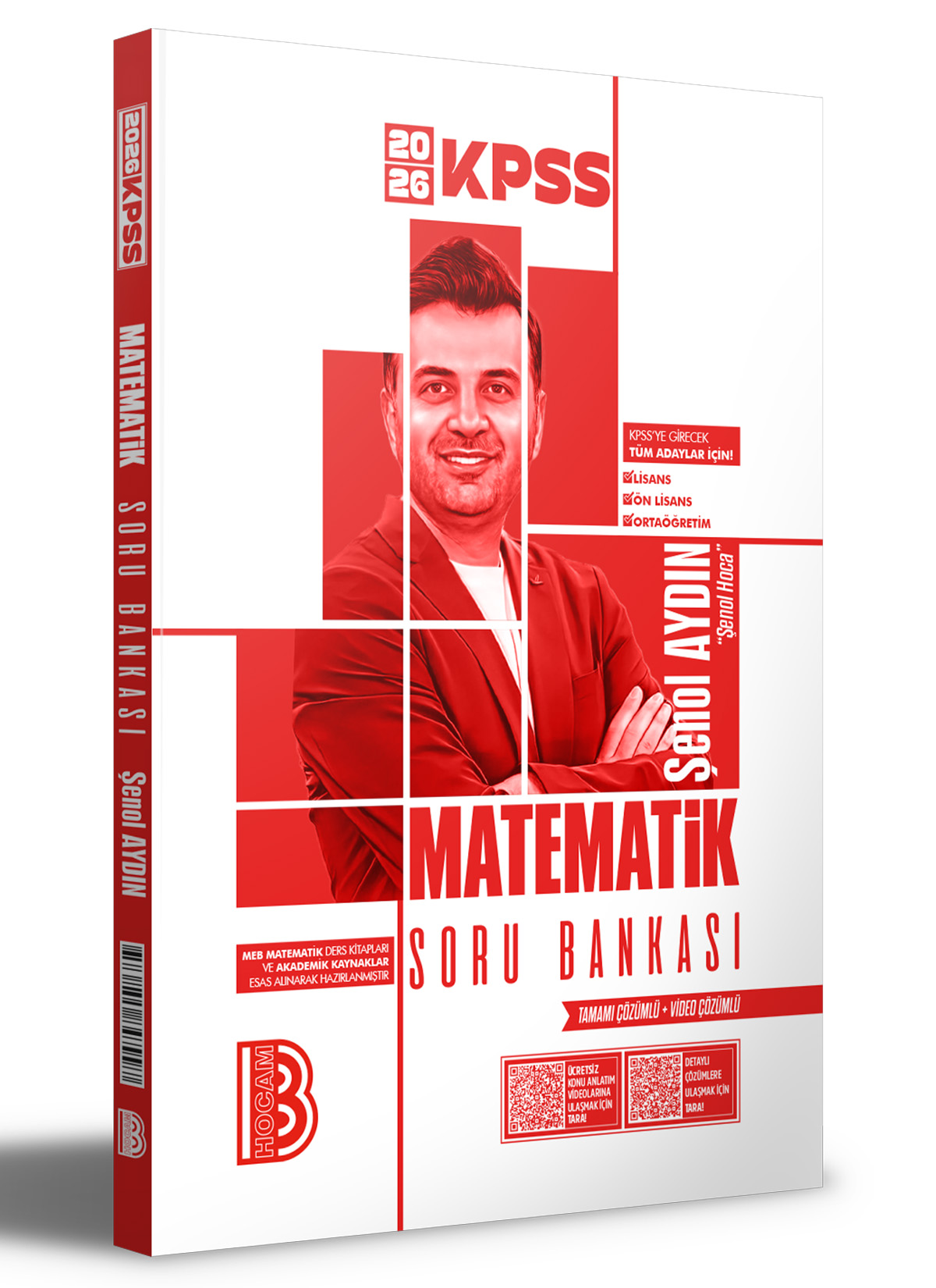 Benim Hocam Yayınları 2026 KPSS Matematik Tamamı Video Çözümlü Soru Bankası