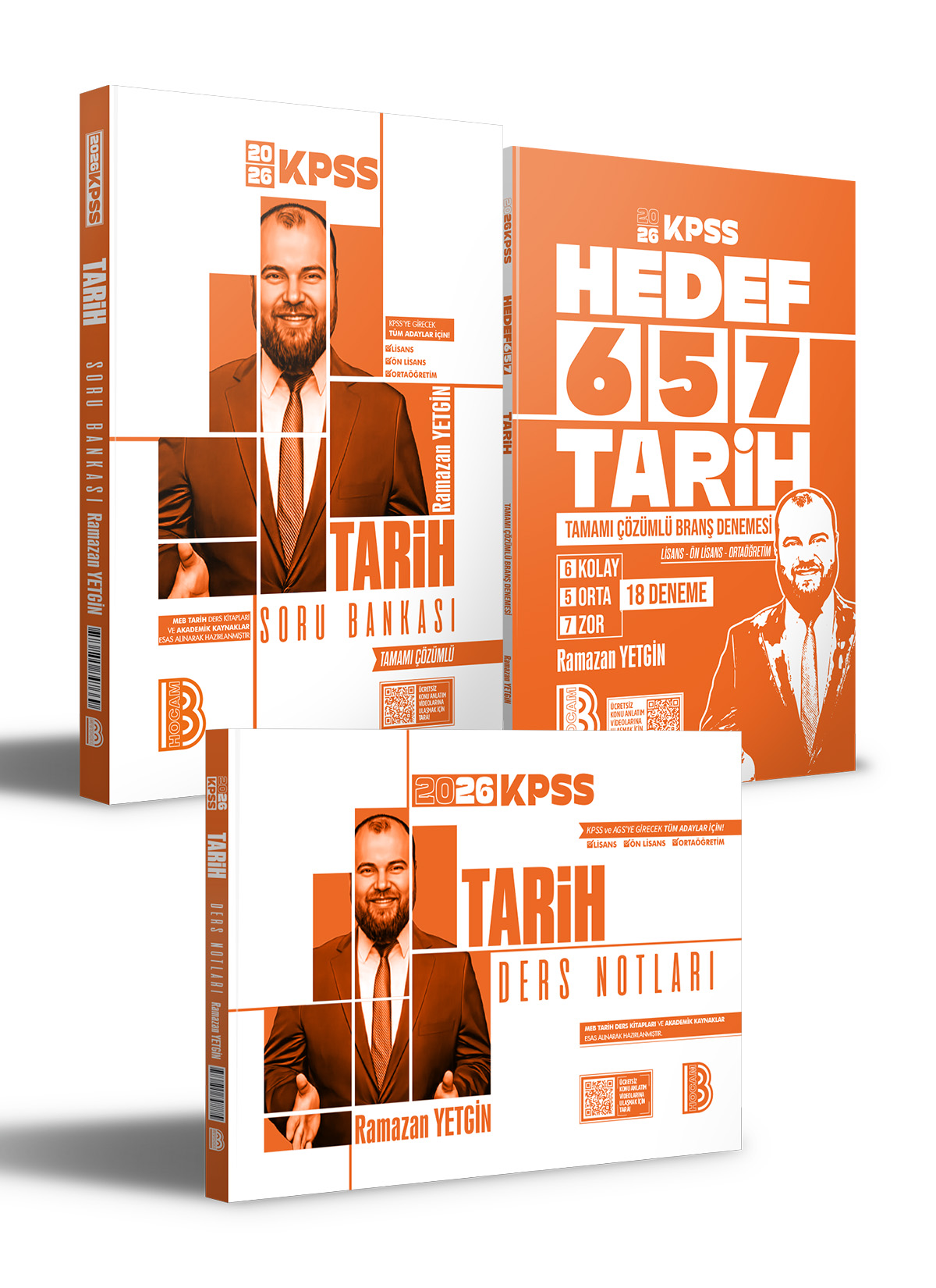 Benim Hocam Yayınları 2026 KPSS Tarih Ders Notları - Soru Bankası ve Deneme Seti Benim Hocam Yayınları (Ramazan Yetgin)