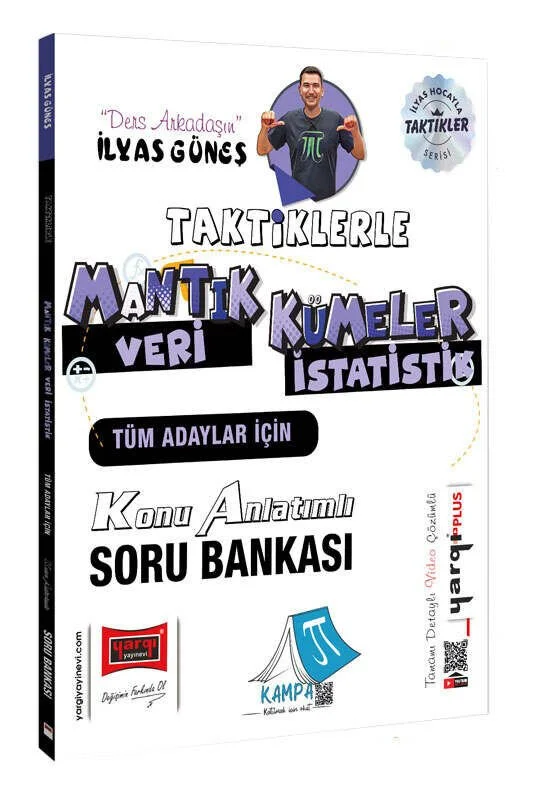 Yargı Yayınları YKS AYT Taktiklerle Mantık, Kümeler Konu Anlatımlı Soru Bankası (İlyas Güneş)