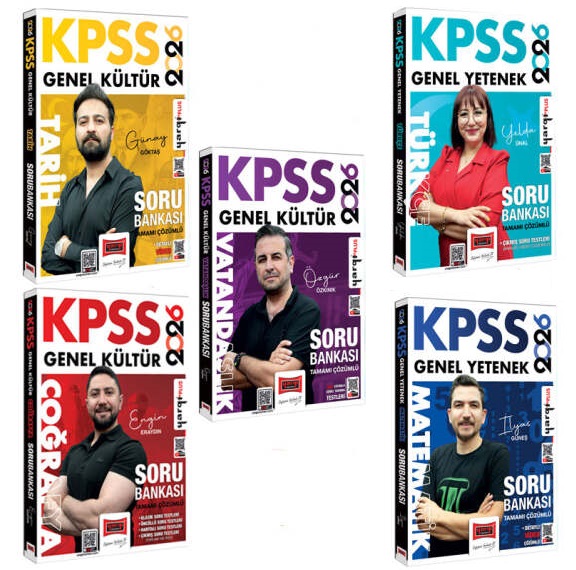 Yargı 2026 KPSS Genel Yetenek Genel Kültür Soru Bankası 5 li Set Yargı Yayınları