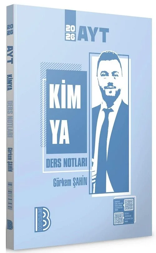 Benim Hocam 2026 YKS AYT Kimya Ders Notları - Görkem Şahin Benim Hocam Yayınları