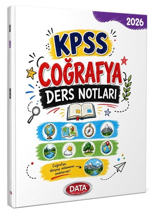 Data 2026 KPSS Coğrafya Ders Notları Data Yayınları