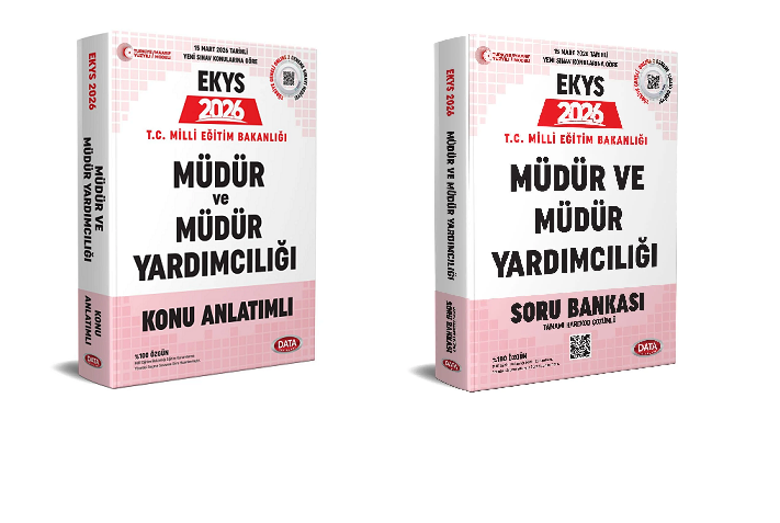 Data Yayınları 2026 Meb Ekys Müdür ve Yardımcılığı Konu Anlatımı + Soru Bankası 2 Li Set