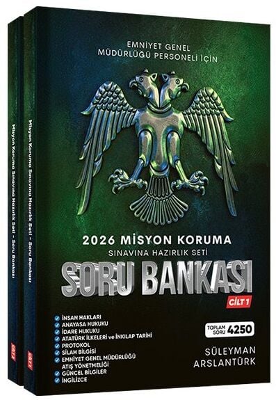 Süleyman Arslantürk 2026 Polis Misyon Koruma Soru Bankası Seri 2 Cilt Süleyman Arslantürk