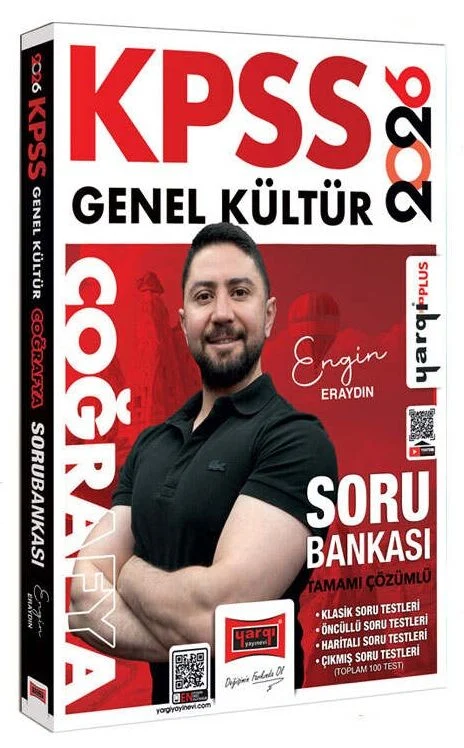 Yargı Yayınları 2026 KPSS Coğrafya Soru Bankası Çözümlü (Engin Eraydın)