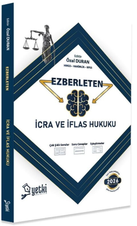Yetki Yayınları 2026 Ezberleten İcra İflas Hukuku (Özal Duran)