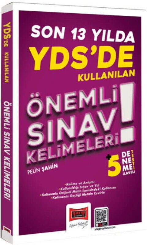 Yargı Yayınları YDSde Son 13 Yılda Kullanılan Önemli Sınav Kelimeleri
