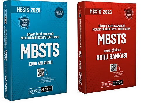 Pegem Akademi Yayıncılık Pegem 2026 MBSTS Diyanet İşleri Başkanlığı Sınavı Konu Anlatımlı& Soru Bankası Seti