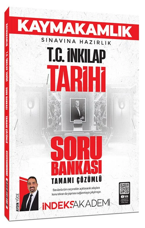 İndeks Akademi 2025 Kaymakamlık TC İnkılap Tarihi Soru Bankası Çözümlü - Aydın Yüce