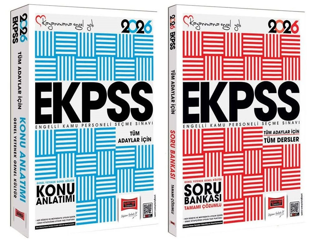 Yargı Yayınları 2026 EKPSS Konu + Soru Bankası 2 li Set